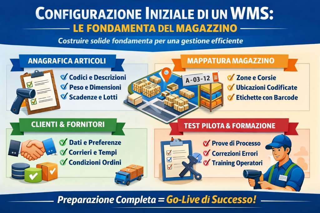 Configurazione iniziale di un wms