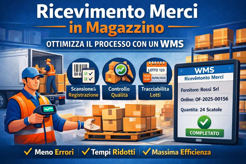Ricevimento merci in magazzino