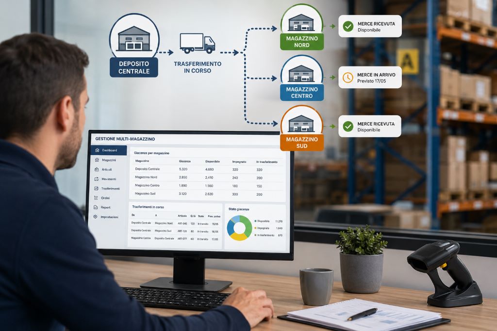 Software multi magazzino