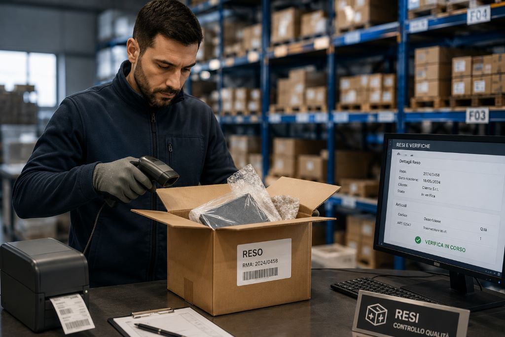 Gestione resi in magazzino: come organizzare un processo che oggi rallenta molti e-commerce